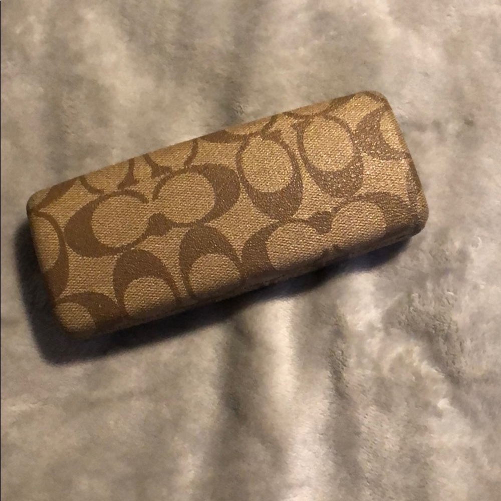 Coach eyeglass case